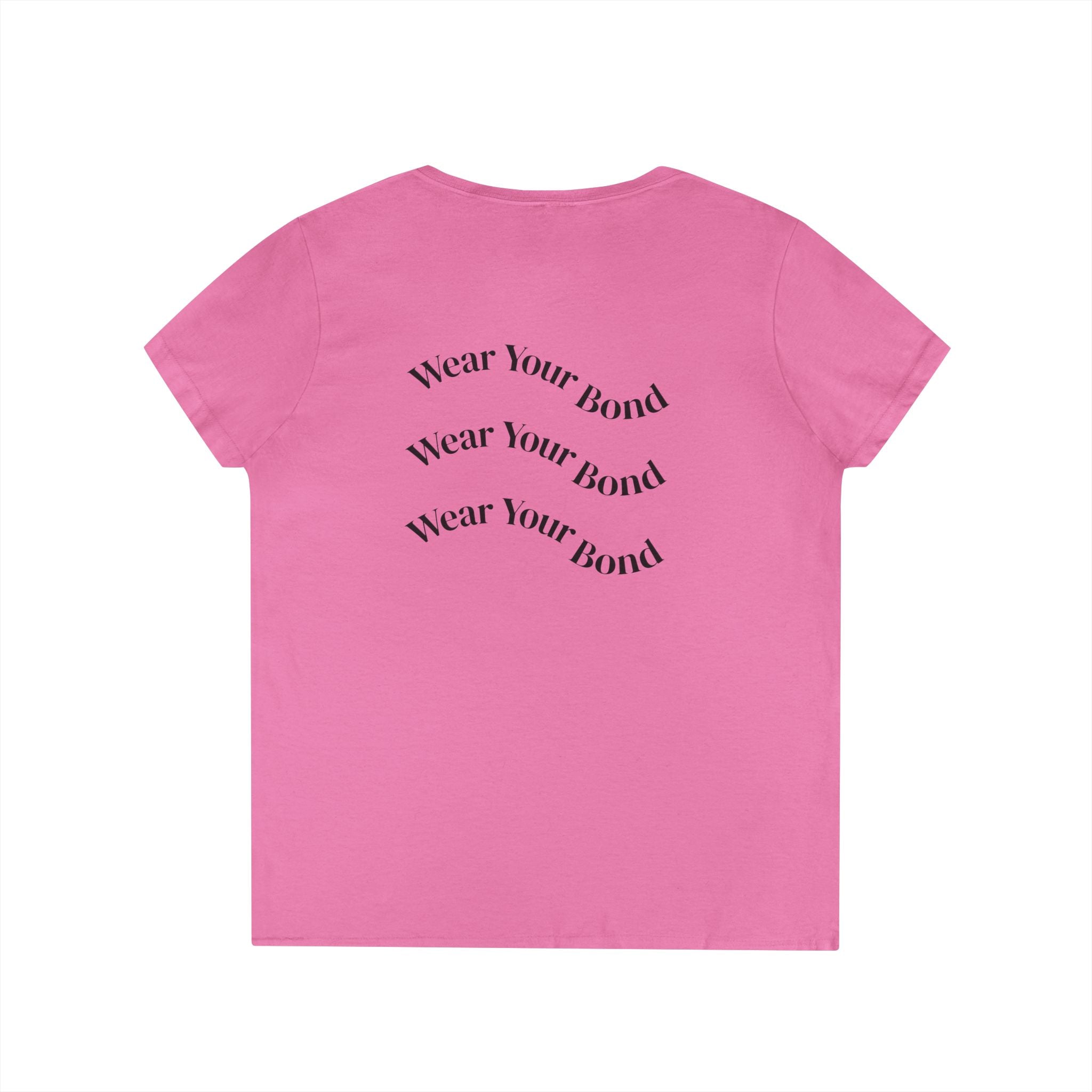 Paws & Snoots Dog Lover V-Neck Tee — "Wear Your Bond" Graphic