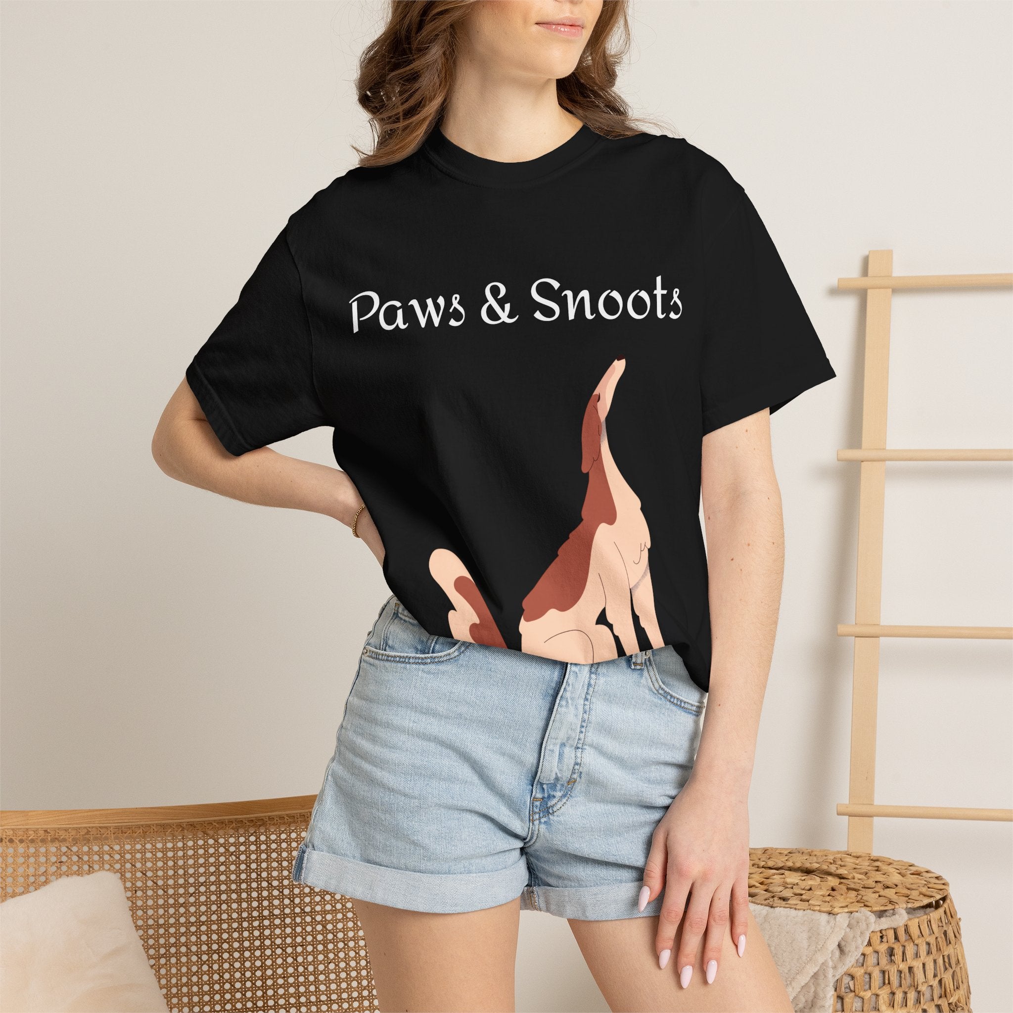 Paws & Snoots Dog Graphic T-Shirt