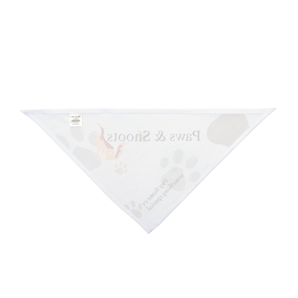 Paws & Snoots Personalized Pet Bandana — Pawprint Scarf for Dogs & Cats