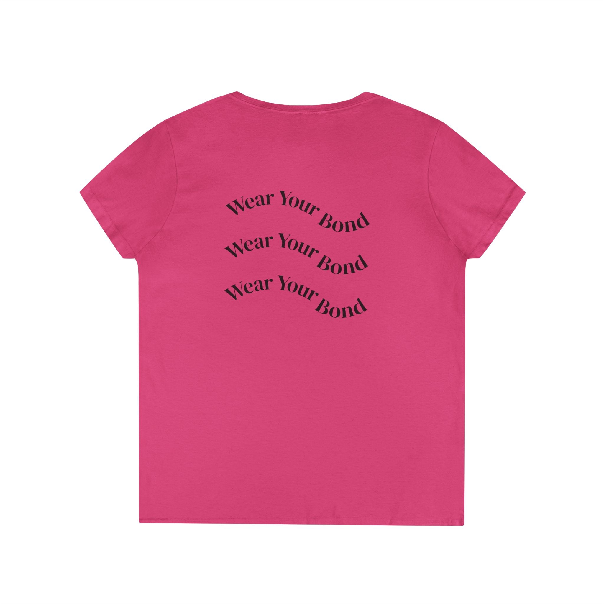 Paws & Snoots Dog Lover V-Neck Tee — "Wear Your Bond" Graphic