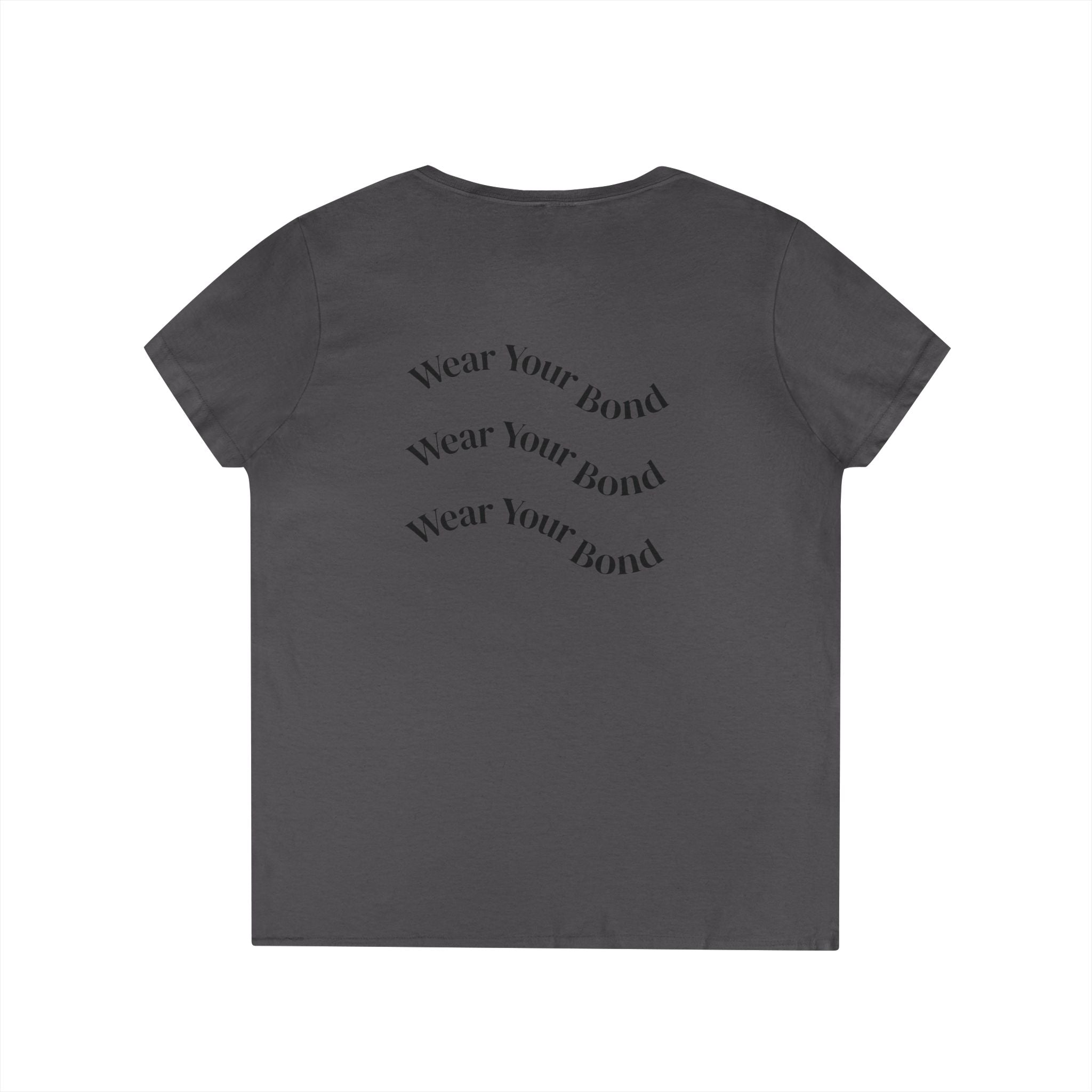 Paws & Snoots Dog Lover V-Neck Tee — "Wear Your Bond" Graphic