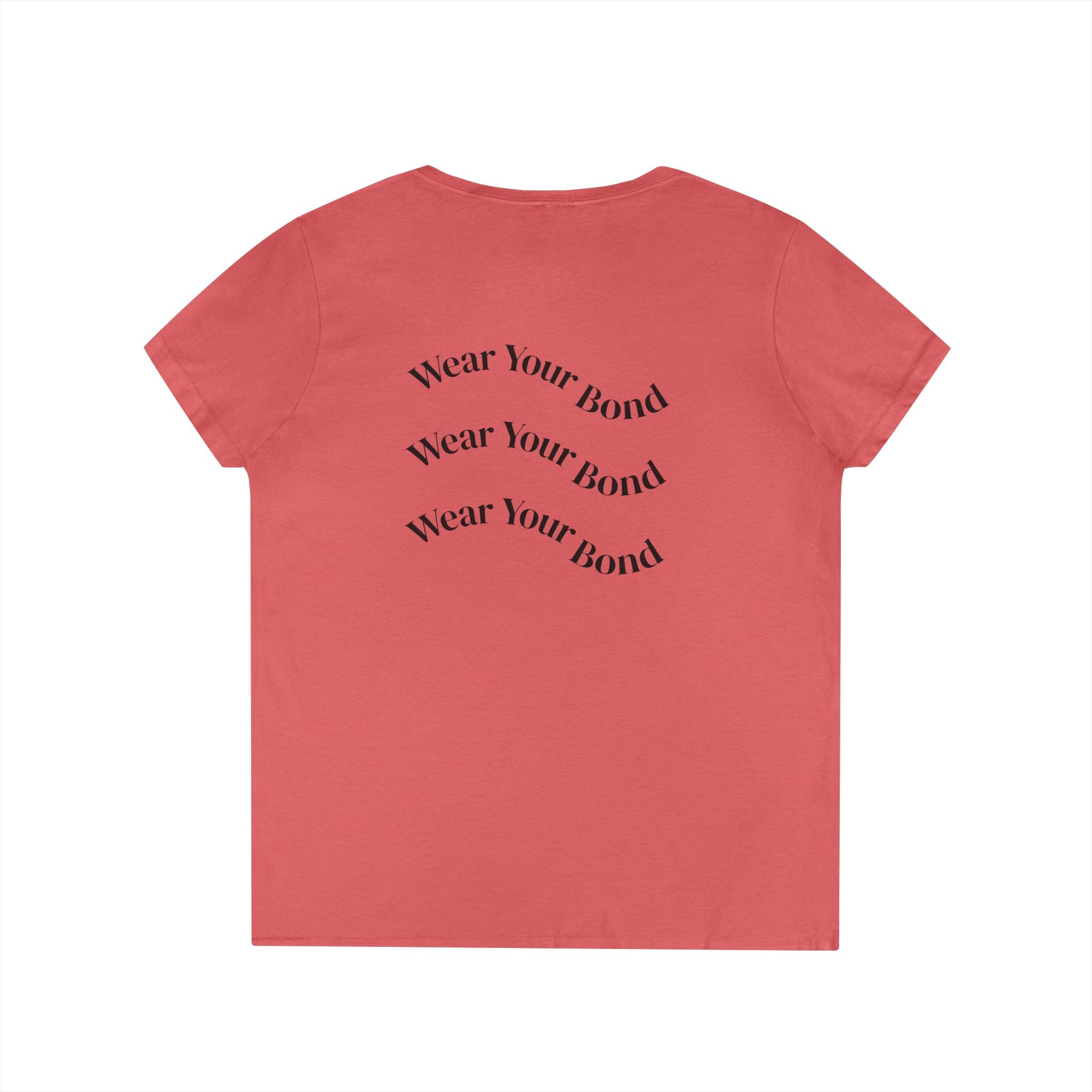 Paws & Snoots Dog Lover V-Neck Tee — "Wear Your Bond" Graphic