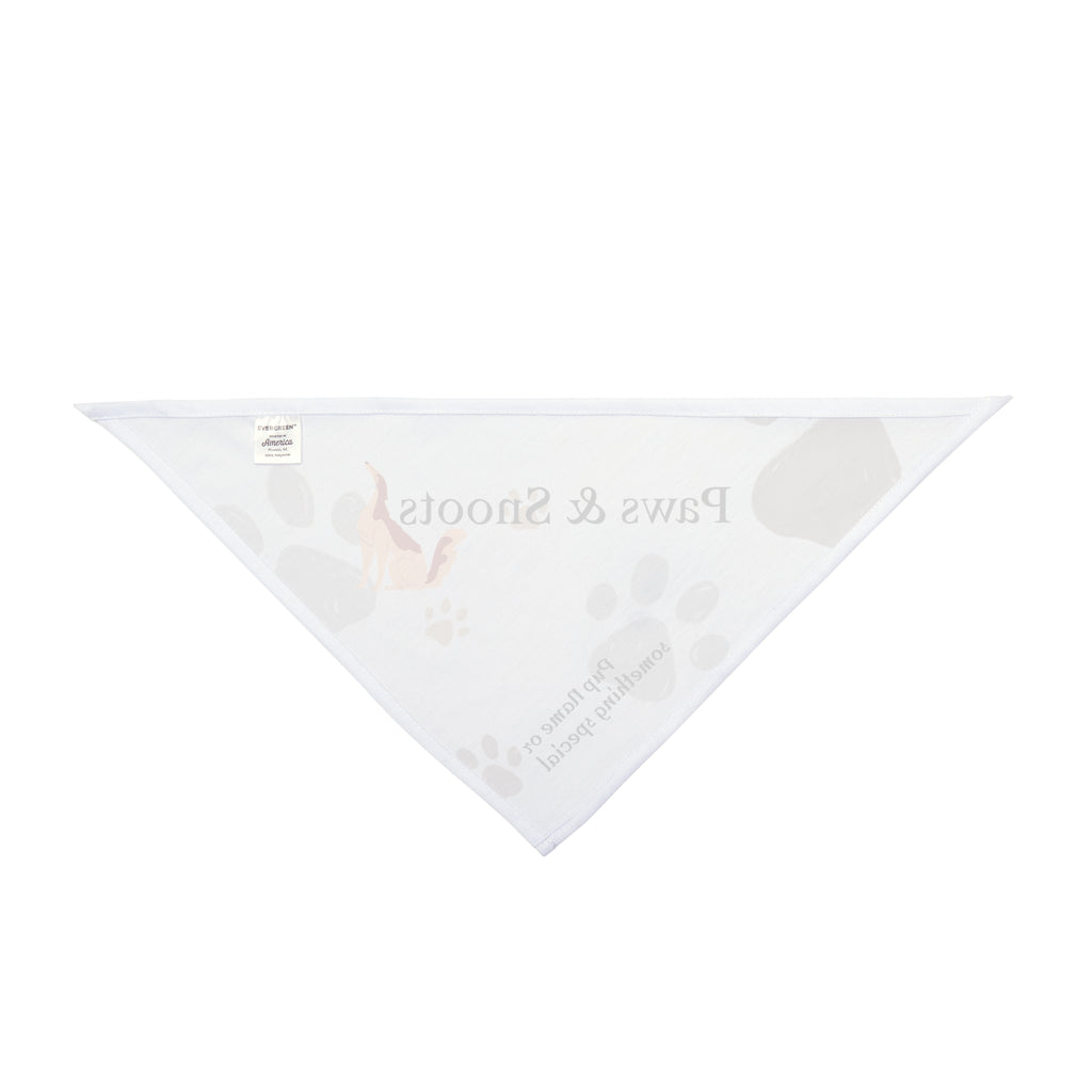 Paws & Snoots Personalized Pet Bandana — Pawprint Scarf for Dogs & Cats