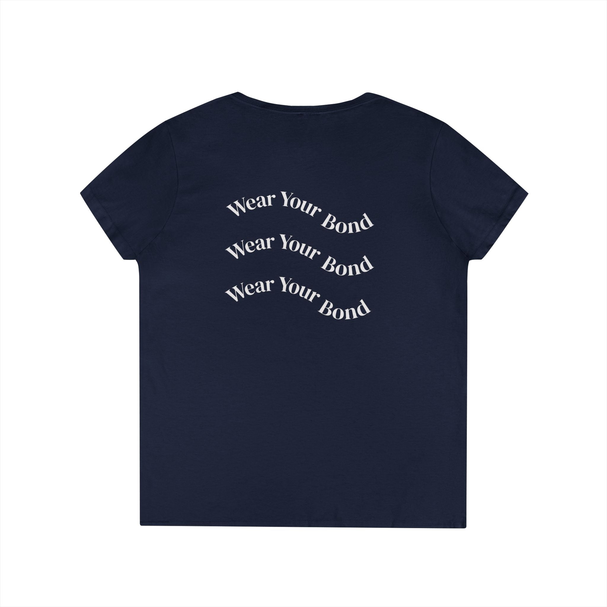 Paws & Snoots Dog Lover V-Neck Tee — "Wear Your Bond" Graphic