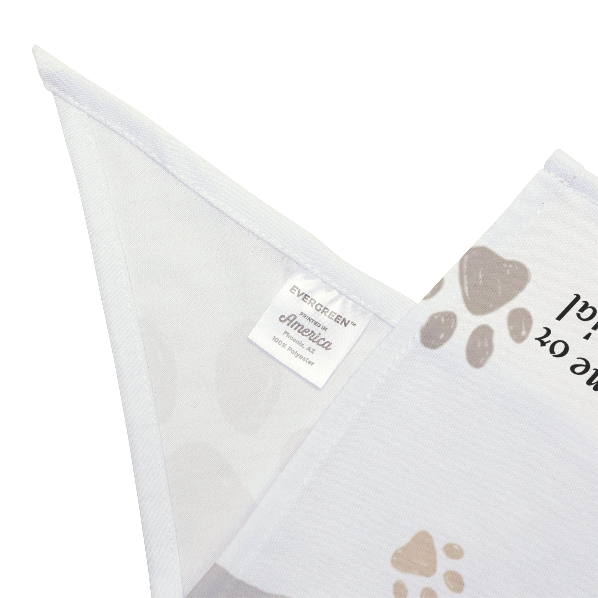 Paws & Snoots Personalized Pet Bandana — Pawprint Scarf for Dogs & Cats