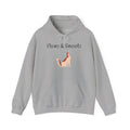 Paws & Snoots Cat Crewneck Hoodie — Cute Minimalist Cat Illustration