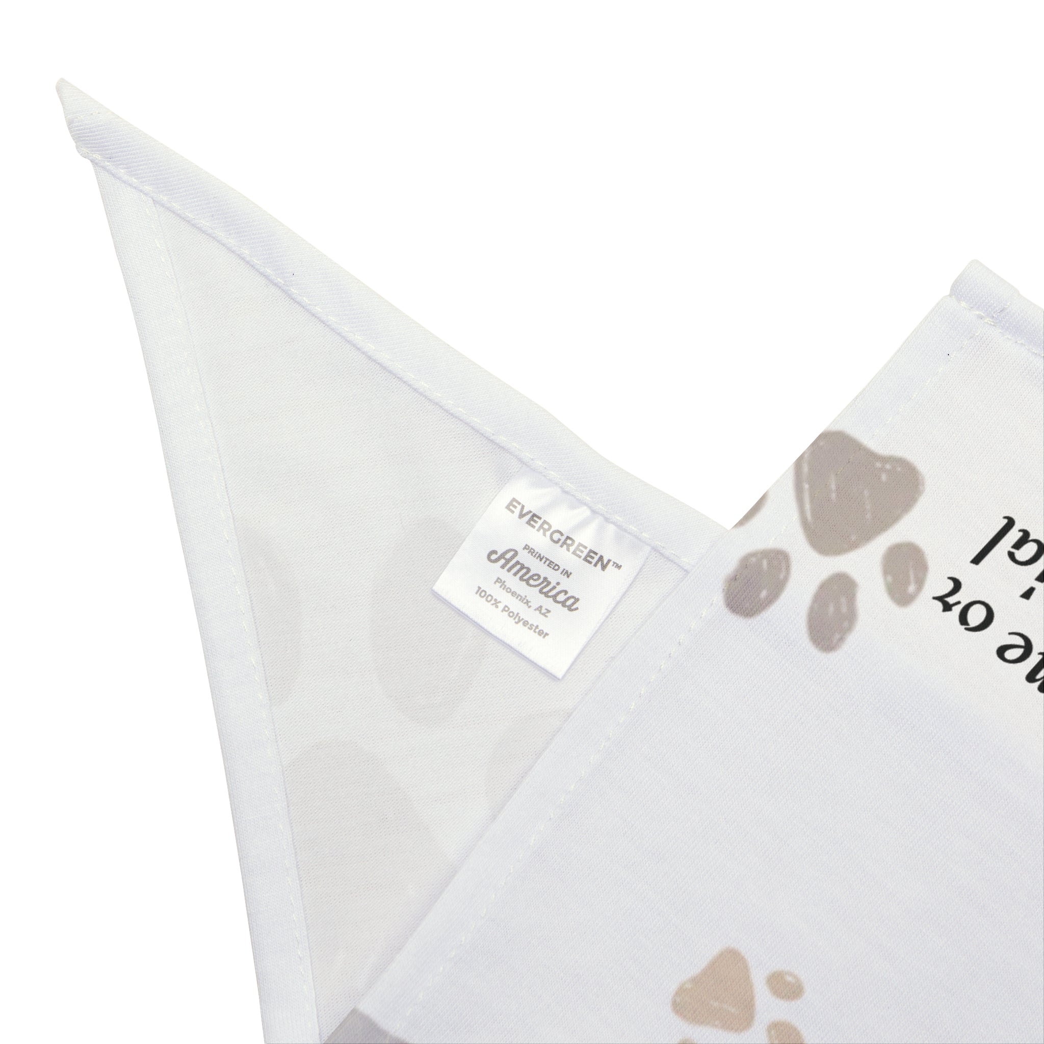 Paws & Snoots Personalized Pet Bandana — Pawprint Scarf for Dogs & Cats