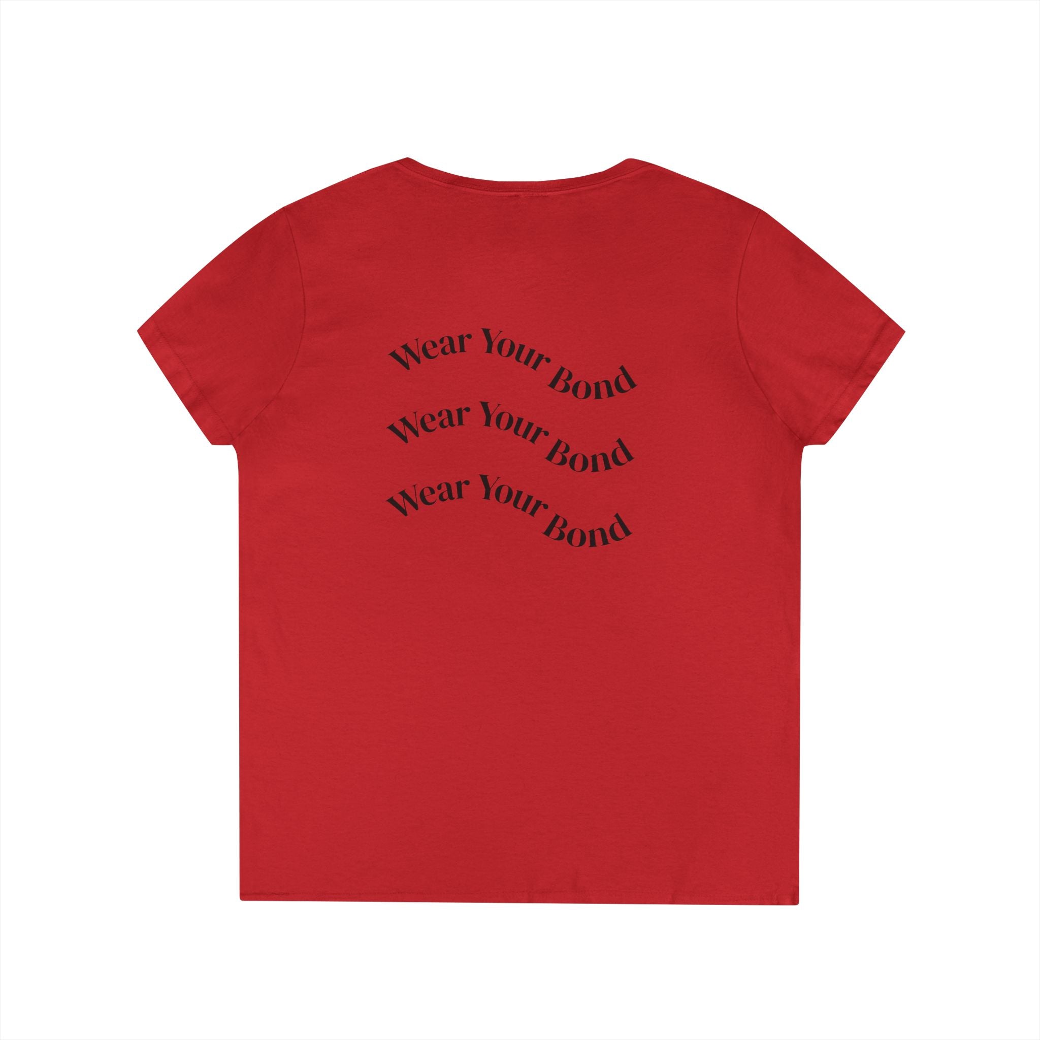 Paws & Snoots Dog Lover V-Neck Tee — "Wear Your Bond" Graphic