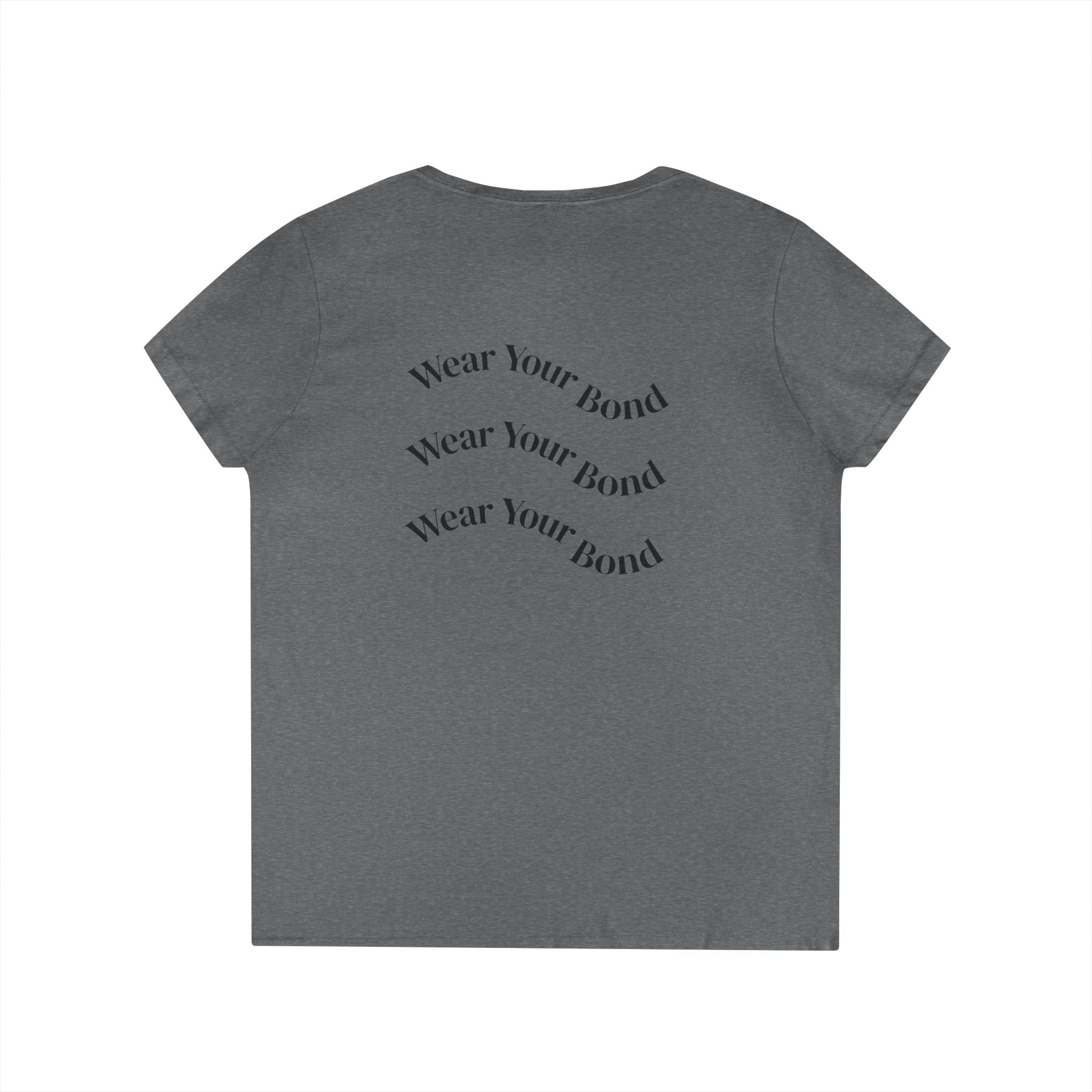 Paws & Snoots Dog Lover V-Neck Tee — "Wear Your Bond" Graphic