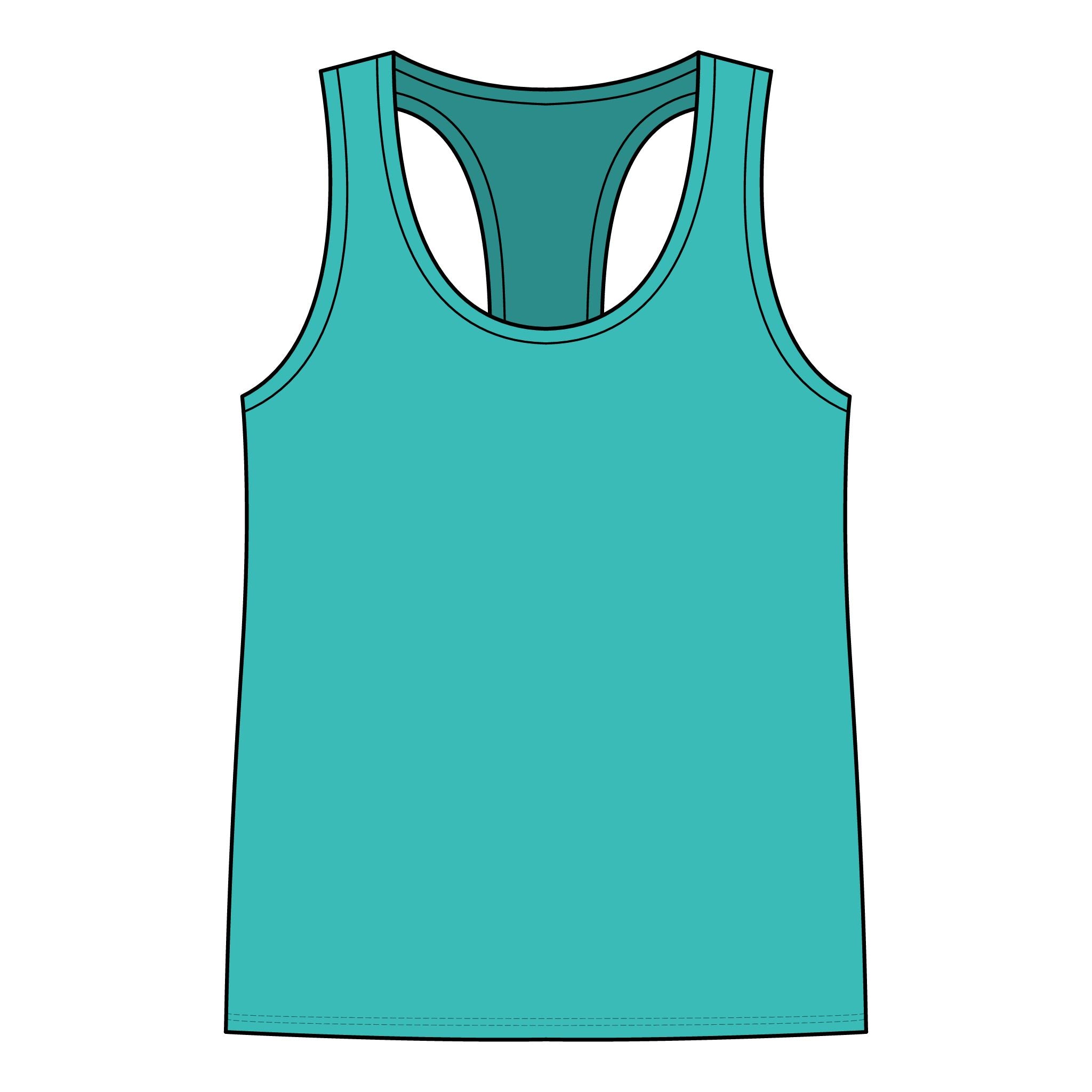 Women's Jersey Racerback Tank