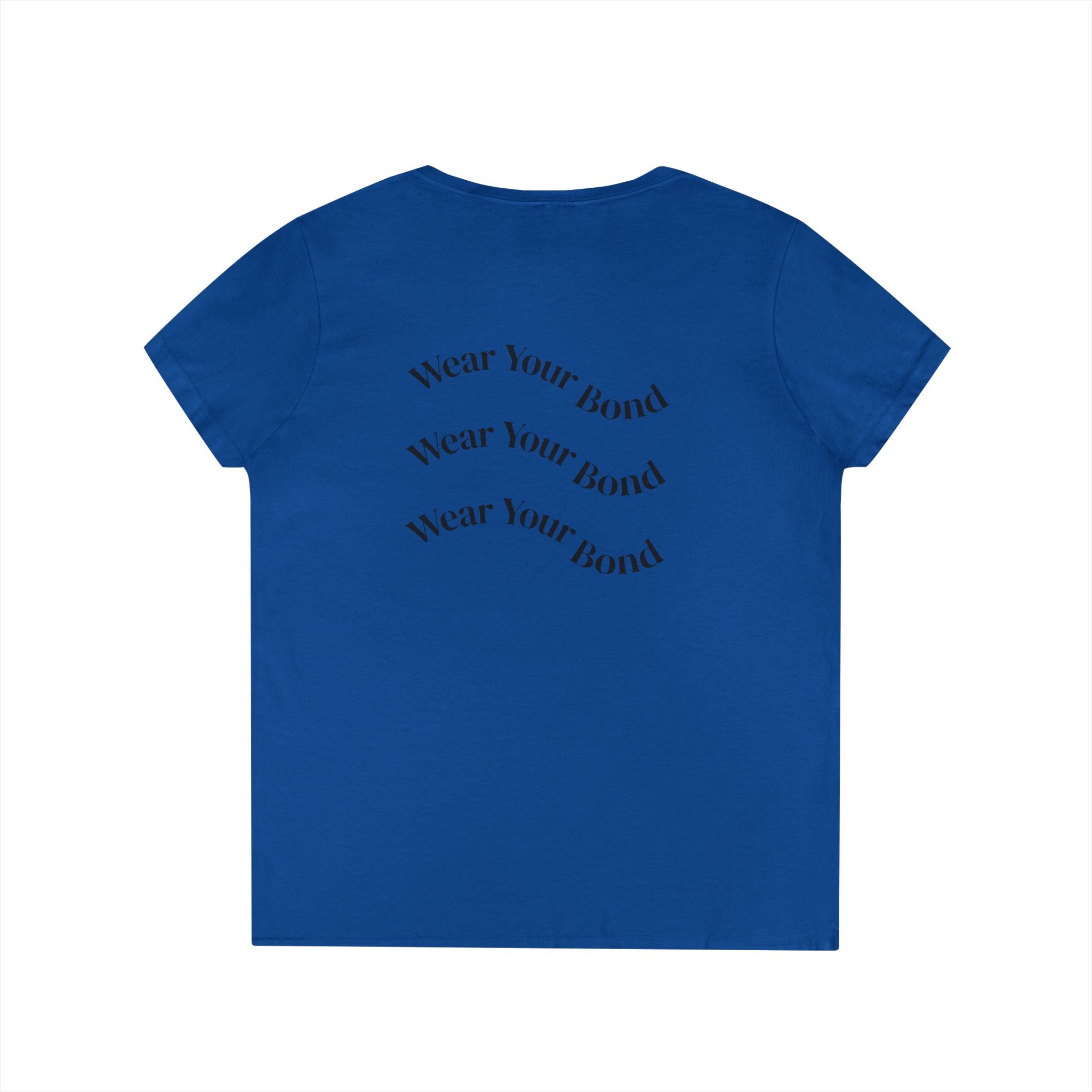 Paws & Snoots Dog Lover V-Neck Tee — "Wear Your Bond" Graphic