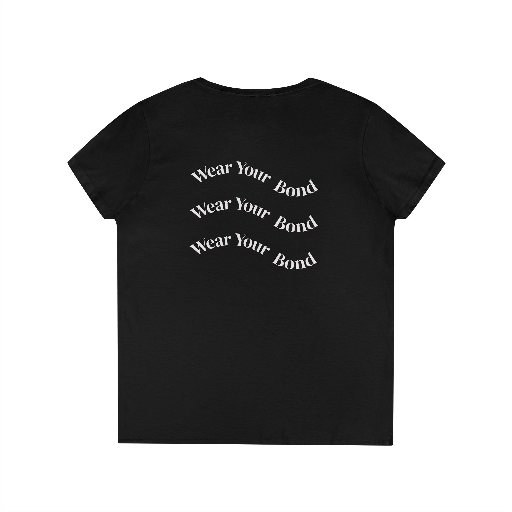 Paws & Snoots Dog Lover V-Neck Tee — "Wear Your Bond" Graphic