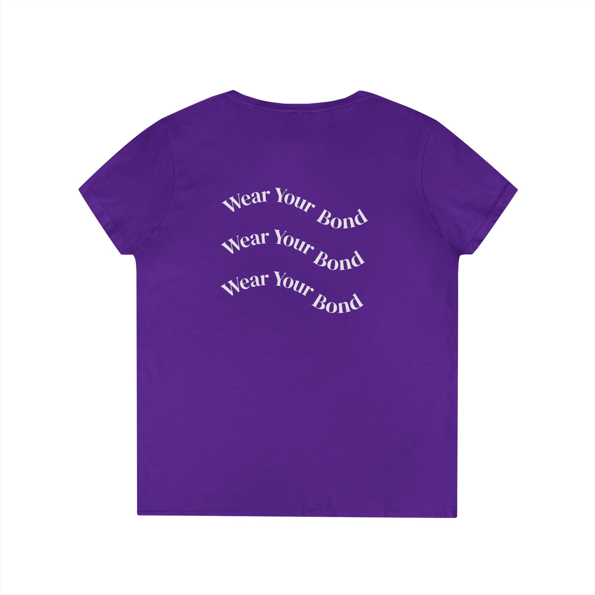 Paws & Snoots Dog Lover V-Neck Tee — "Wear Your Bond" Graphic
